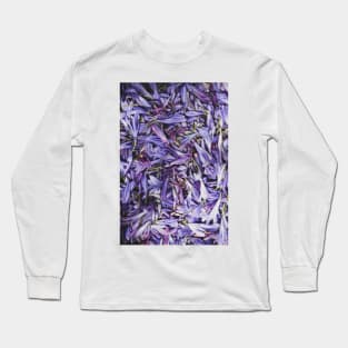 Moody Purple Flowers Long Sleeve T-Shirt